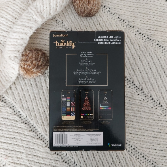 TWINKLY LUMATIONS New 600 RGB LED Mini String Lights - Picture 5 of 9